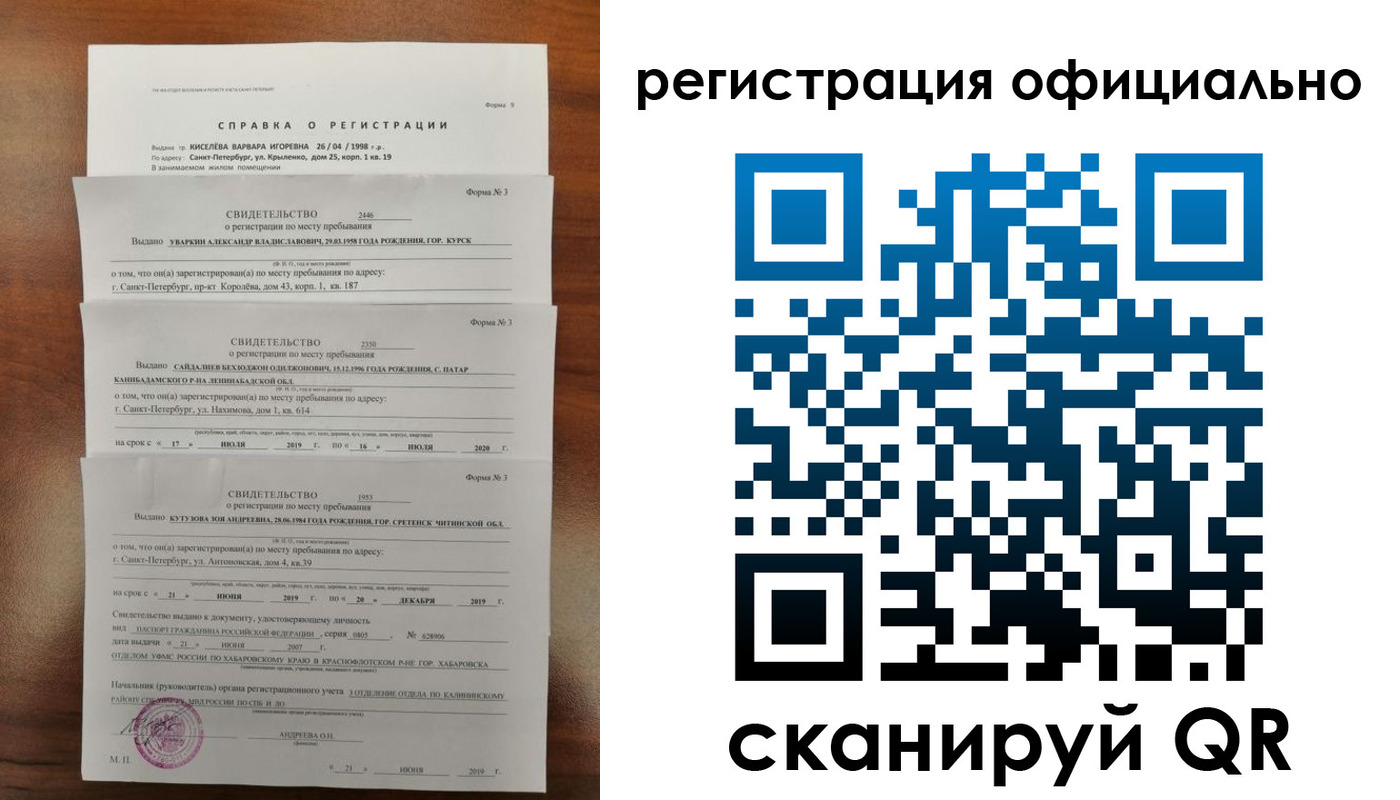 временная регистрация адрес в Шлиссельбурге
